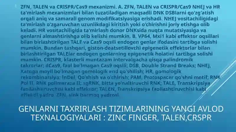 biologiyaTA’LIM YO’NALISHITALABASININGGENOMIKA FANIDANTAYYORLAGANtaqdimoti 2