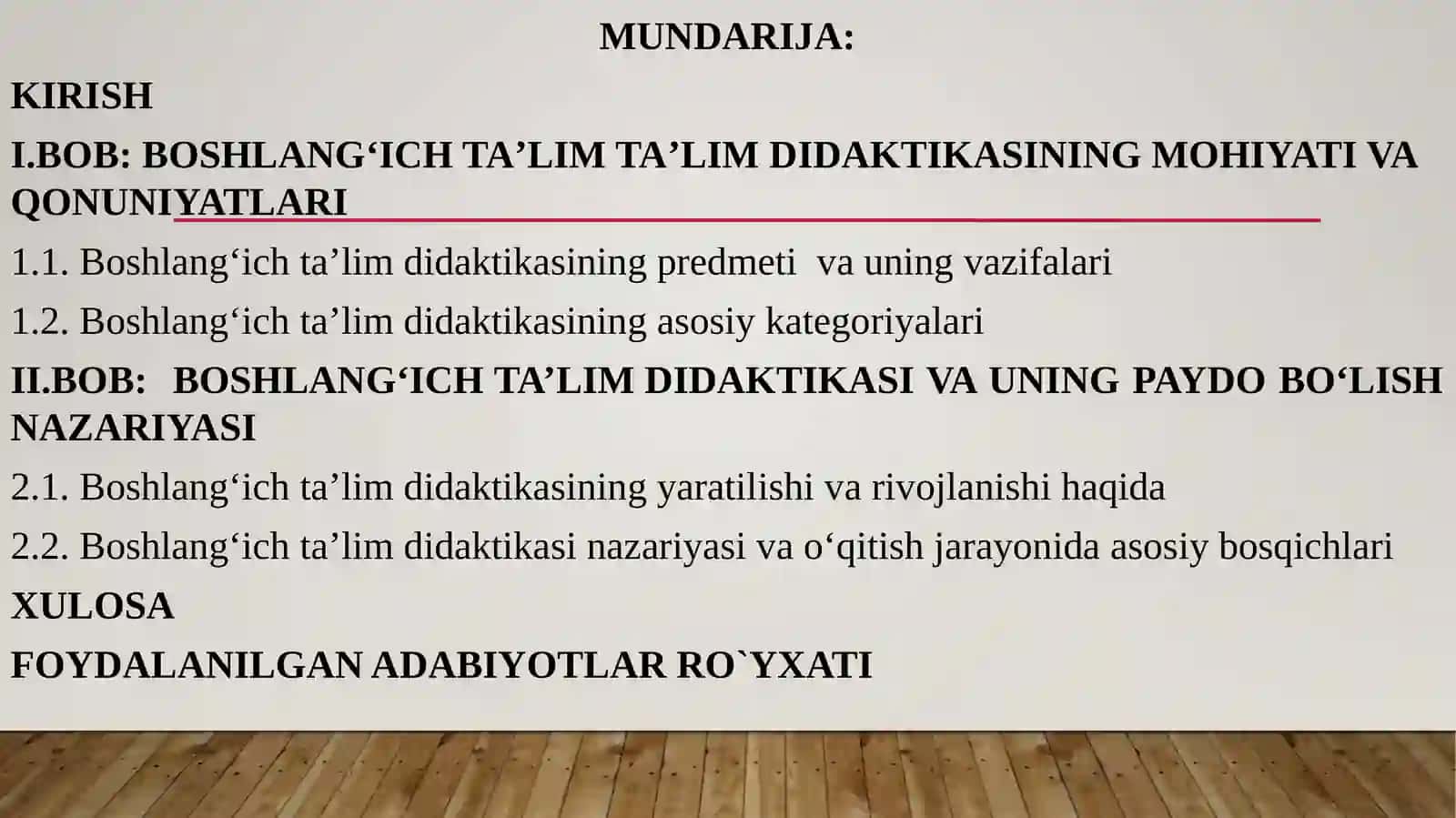 BOSHLANG‘ICH TA’LIM DIDAKTIKASINING MAQSAD VA VAZIFALARI 2