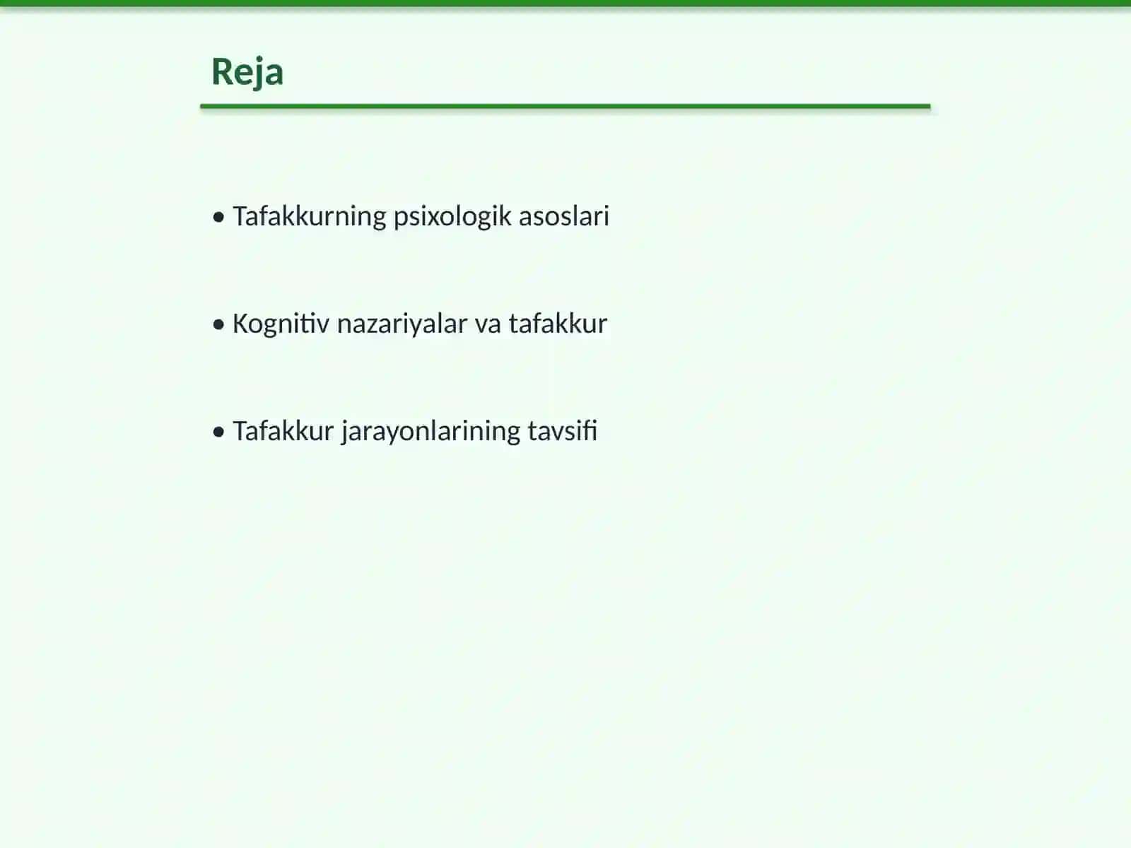 Tafakkur borasida pisixalogik nazaryalar 2
