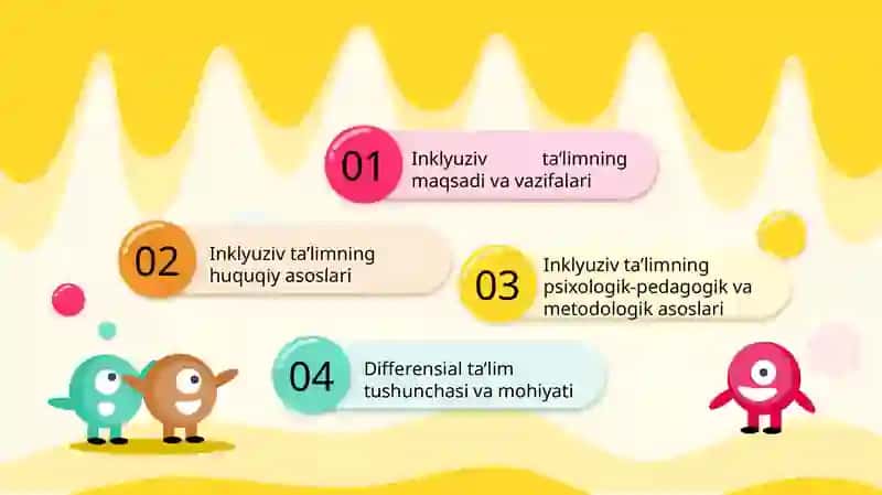INKLYUZIV TA’LIMNING PSIXOLOGIK-PEDAGOGIK VA METODOLOGIK ASOSLARI 2