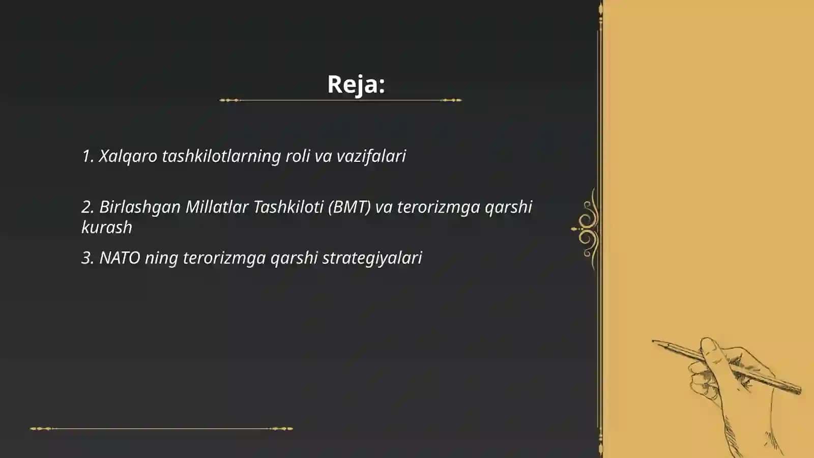 Xalqaro tashkilotlarning terorizmga qarshi kurashing ahamyati 2