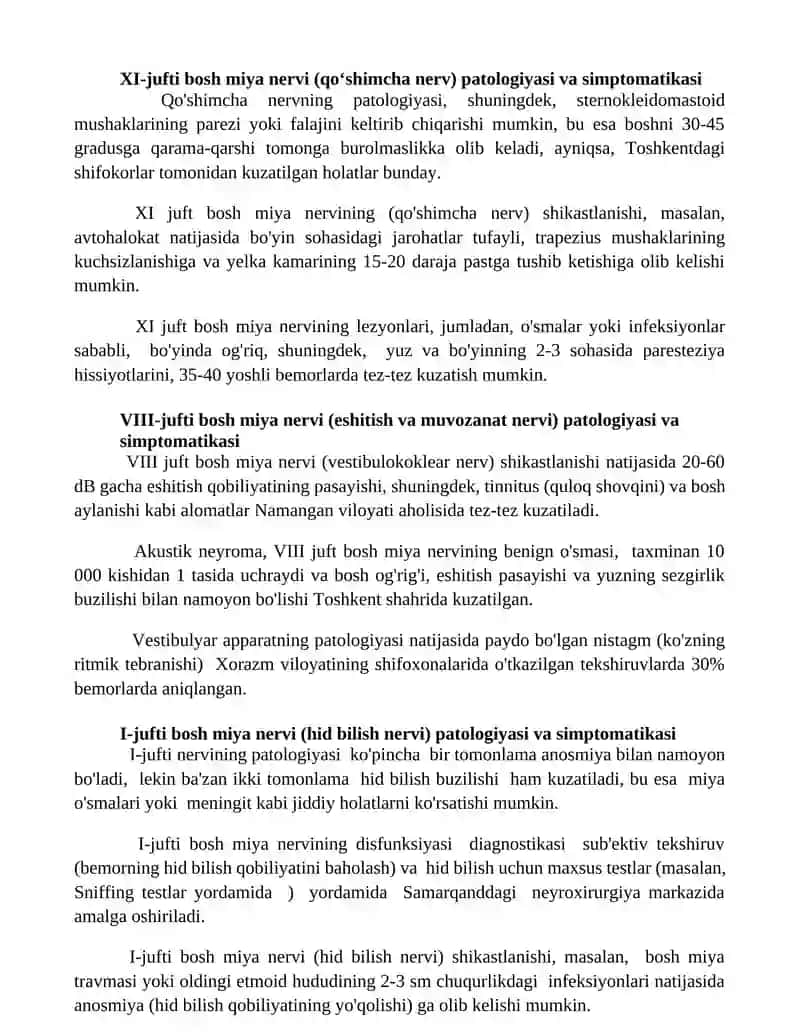 Bosh miya ustuni patalogiyasi va simtomatikasi 2