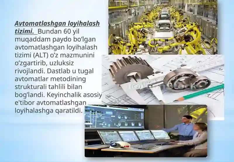 Avtomatlashtirilgan loyihalashtizimlari 2