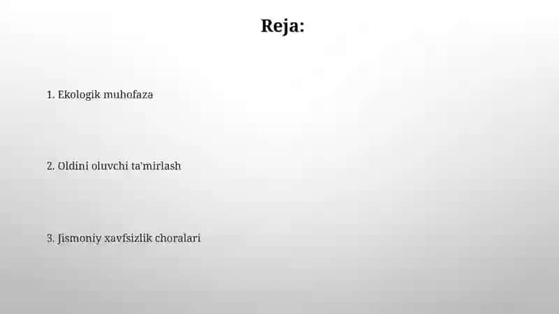Texnologik uskuna jihoz moslama va vositalarni koruzyadan saqlash usullari 2