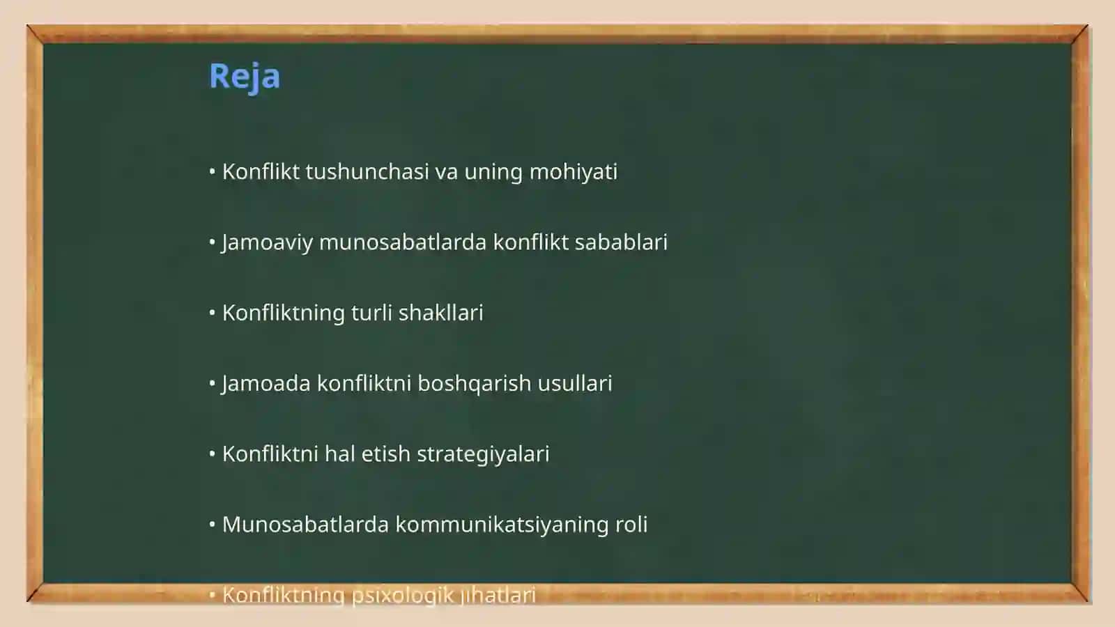 Jamoaviy munosabatlarda yuzaga keladigan konfliktli vaziyatlar 2