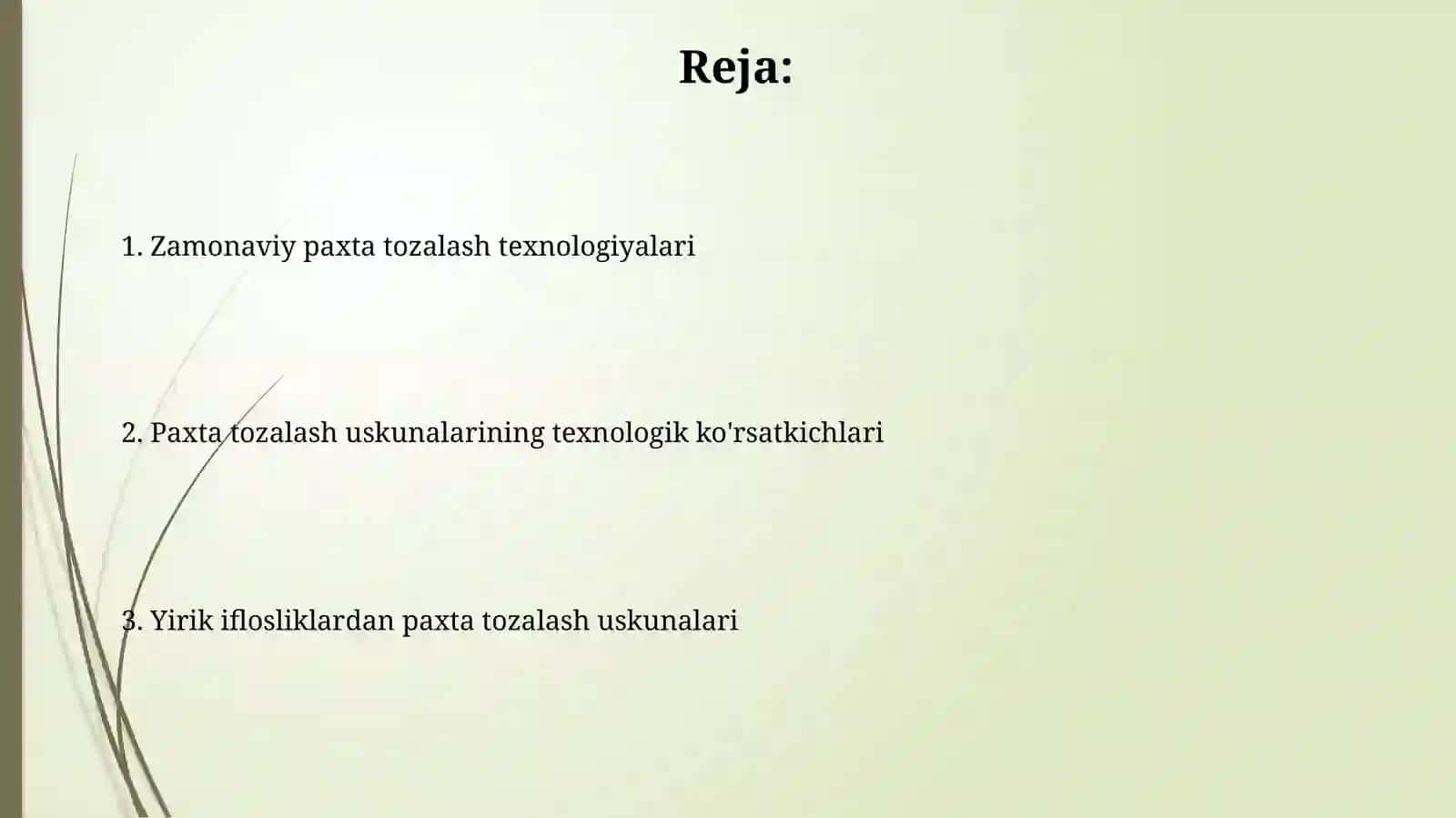 "Oqim chizig'i" texnologiyasi 2