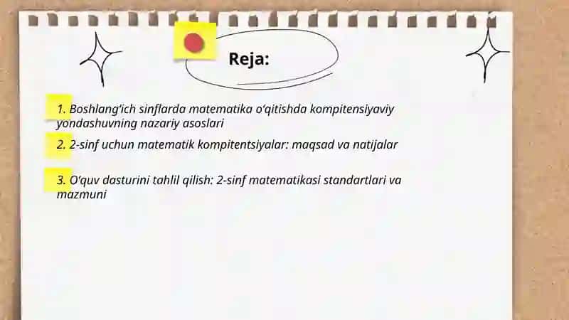 Boshlangʻich sinflarda matematika oʻqitishda kompitensiyaviy yondashuv 2