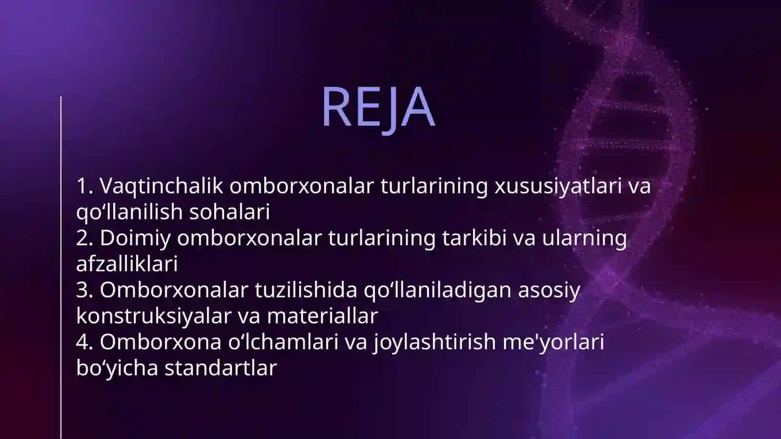 VAQTINCHALIK VA DOIMIY OMBORXONALARNI TURLARI, TUZILISHI VA O‘LCHAMLARI 2