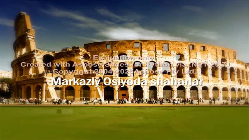 Markaziy Osiyo xalqlari tarixi fanidan taqdimoti 2