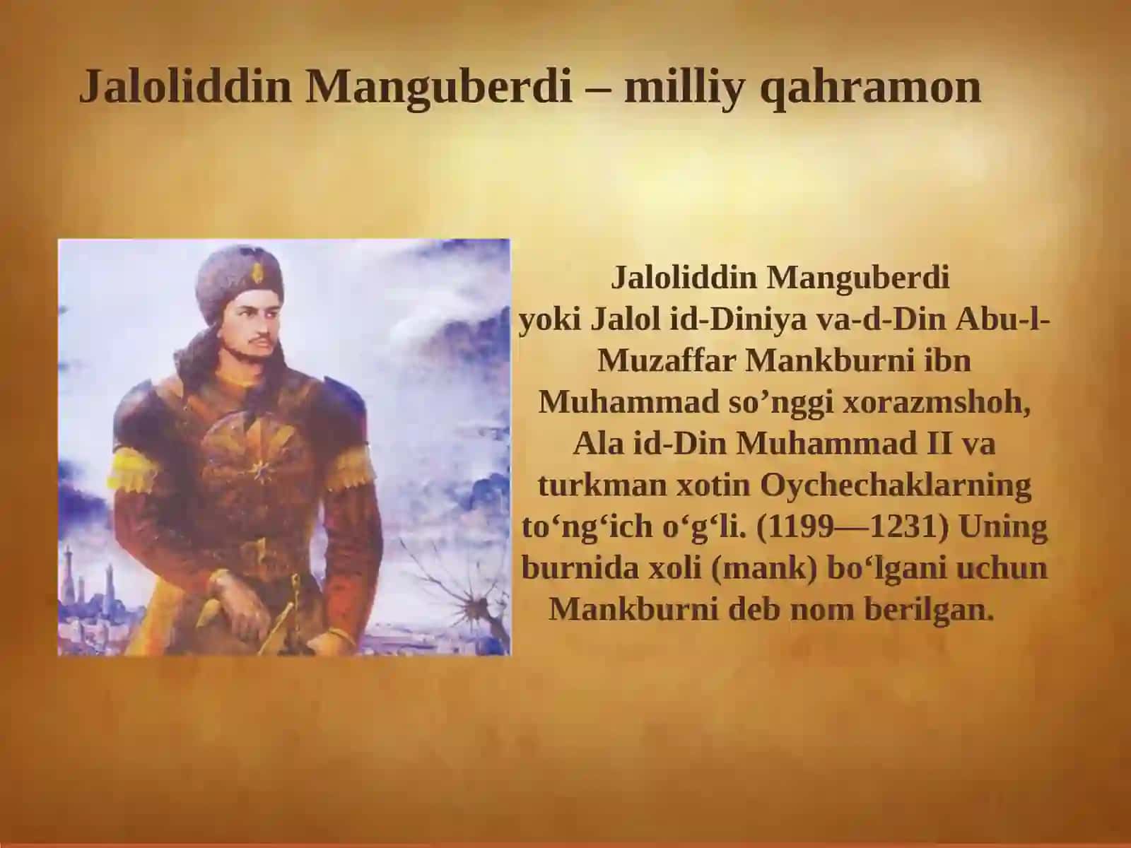 Jaloliddin Manguberdi – Vatan Himoyachisi va Jasur Sarkarda 2