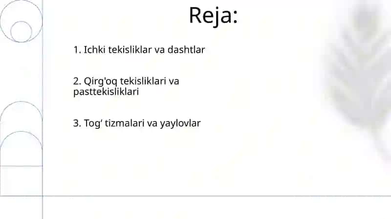 Shimoliy Amerika materigining tabiiy geografik oʻlkalariga tavsif berish 2