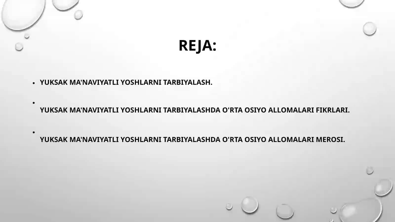 Yuksak ma'naviyatli yoshlarni tarbiyalash 2