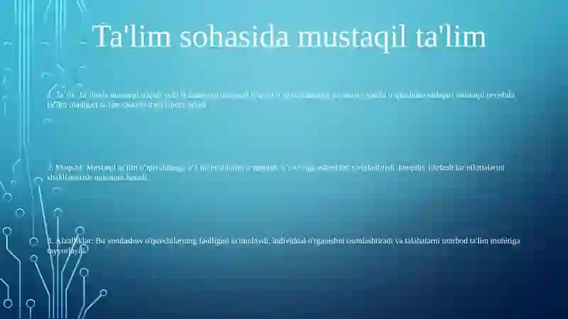 Bolalarning Mustaqil OʼQishi Haqida Tushuncha Uning Vazifalari 2