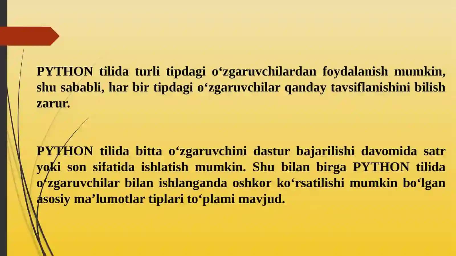 Python da matematik funksiyalar, pythonda arifmetik, mantiqiy operatorlar va ularning tadbiqi 2