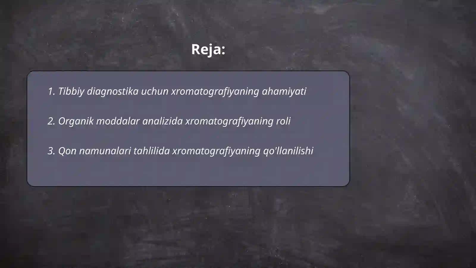 Xromotografiyaning Tibbiy Izlanishlaridagi Imkonyatlari 2