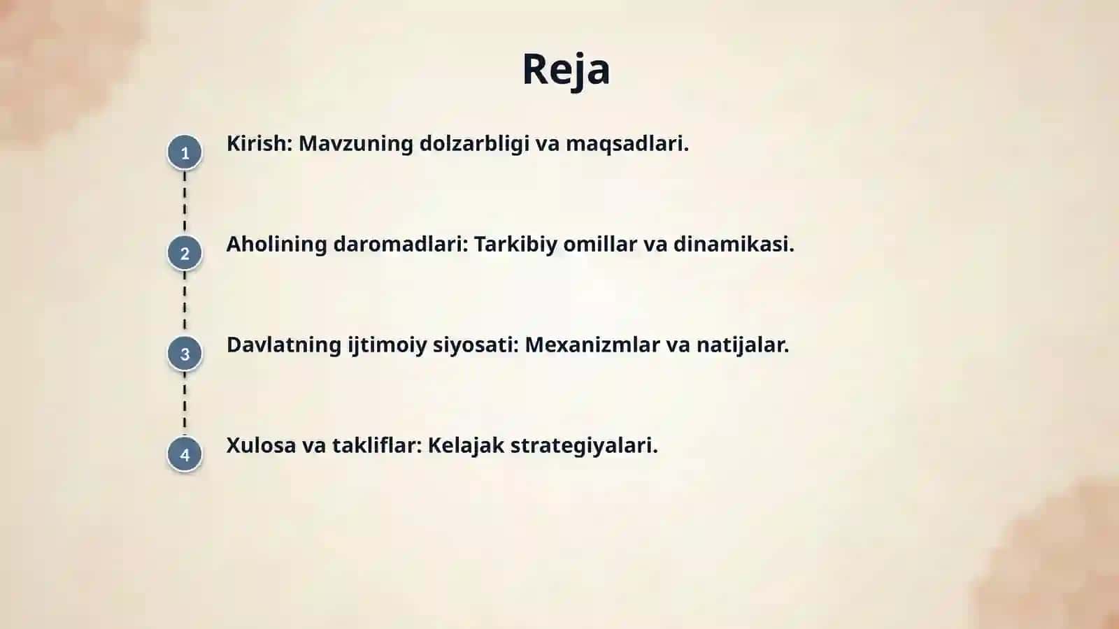 Aholining daromadlari va davlatning ijtimoiy siyosati 2