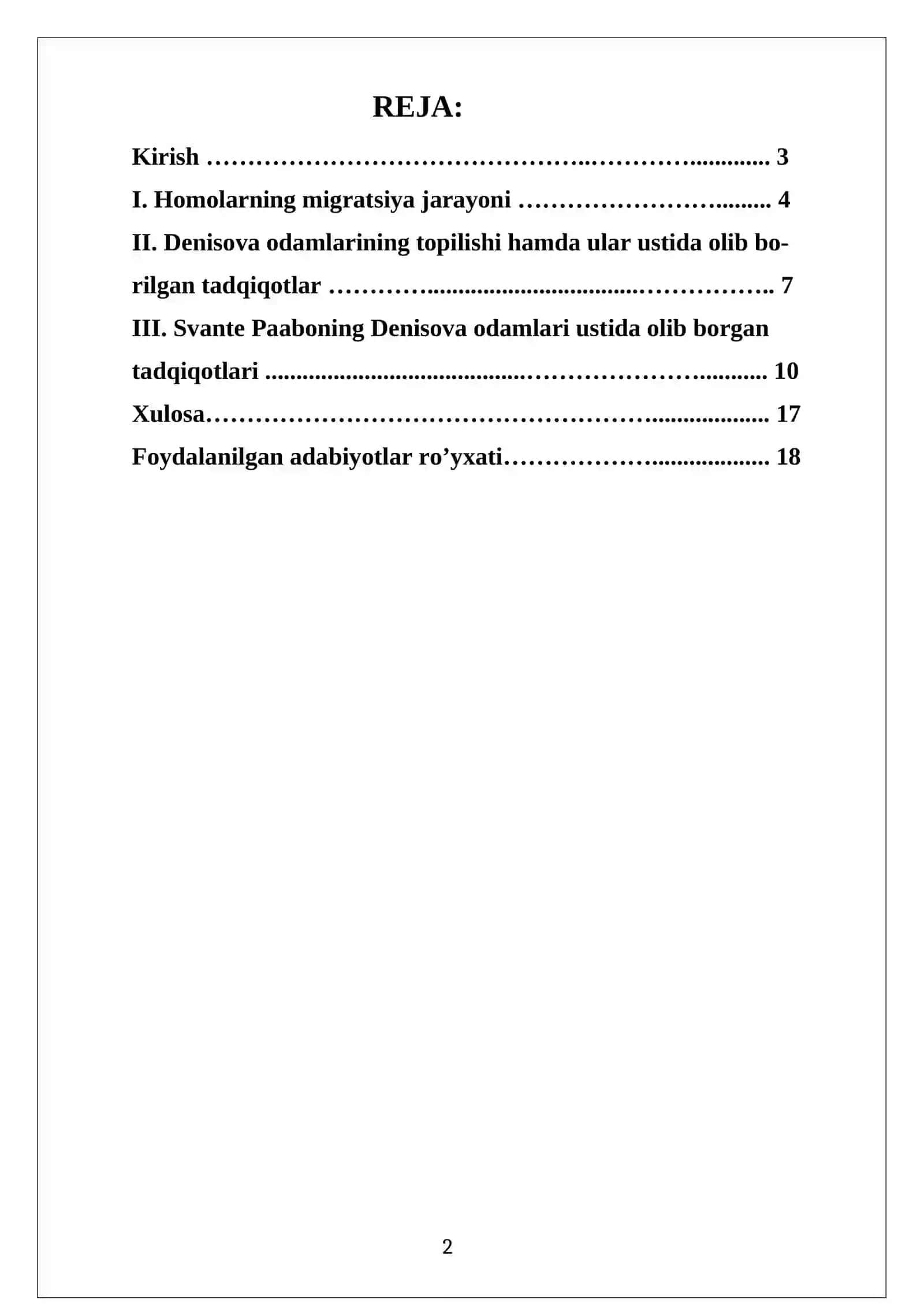 « DENISOVA ODAMLARI » 2