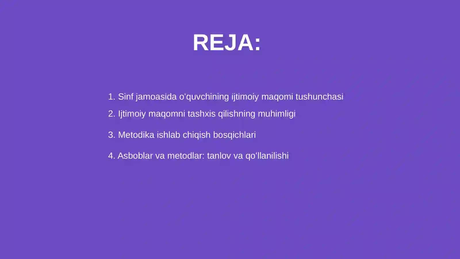 Sinf jamoasida oʻquvchining ijtimoiy maqomi tashxis etish metodikasi 2