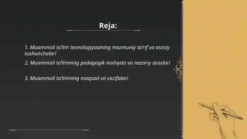 Muammoli taʼlim texnologiyasi 2