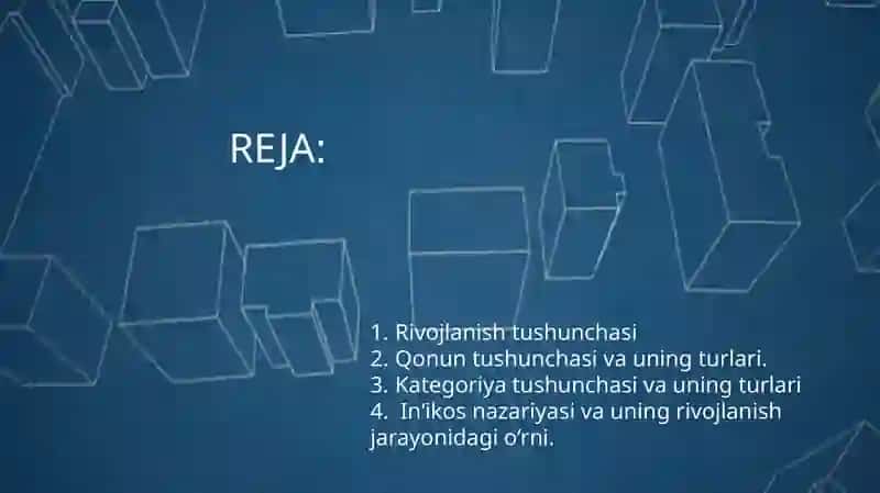 RIVOJLANISH FALSAFASI 2