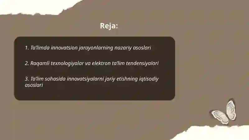 Ta’limda innovatsion jarayonlar tendensiyalar va qonunlar 2