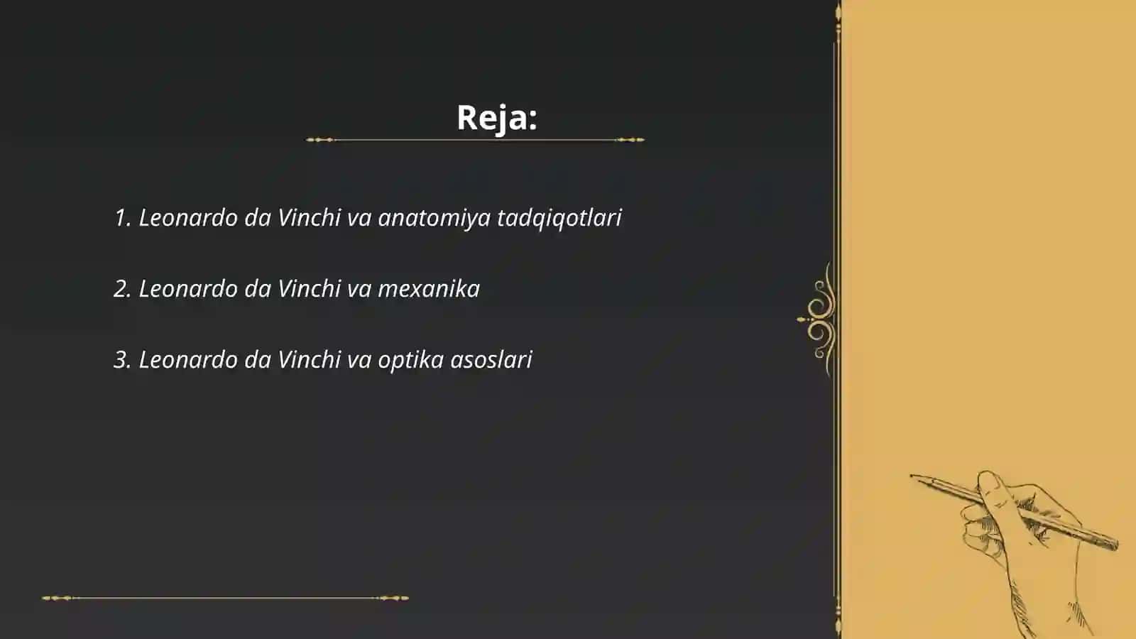 Leonardo da Vinchi va anatomiya tadqiqotlari 2