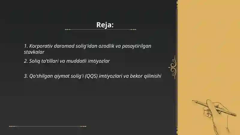 Davlatning tashqi iqtisodiy faoliyatni tartibga solish siyosati 2