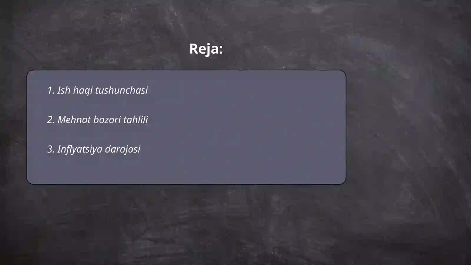 Mamlakatda ish haqqining umumiy belgilab beruvchi omillari 2