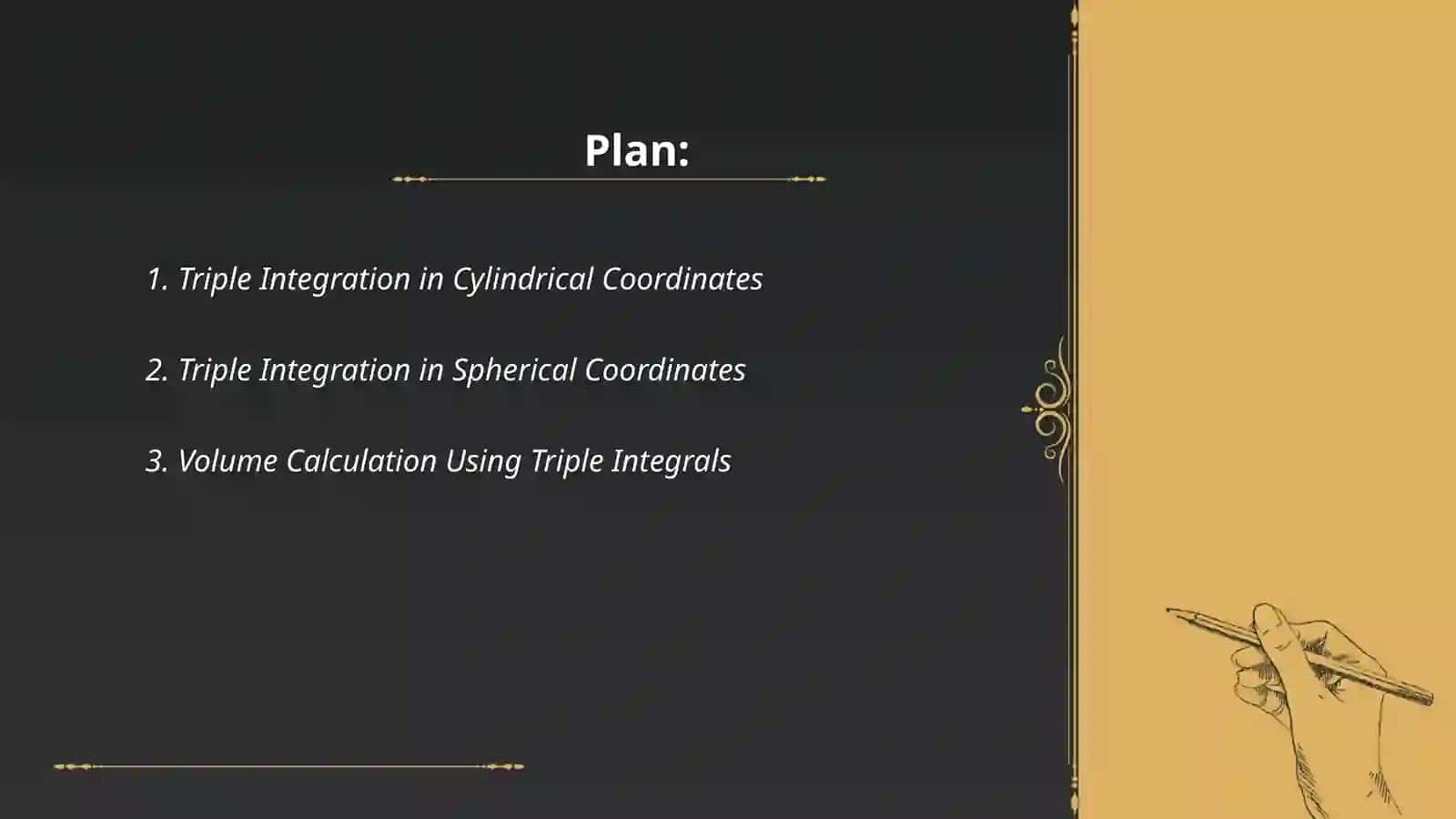"Triple Integration in Cylindrical Coordinates" 2