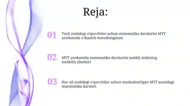 MTT da turli yosh guruxlarda matematik mashğulotlar 2