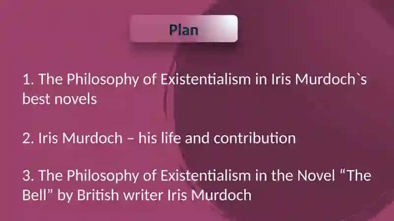 Iris Murdoch and the philosophy of existentialism in her best novels 2