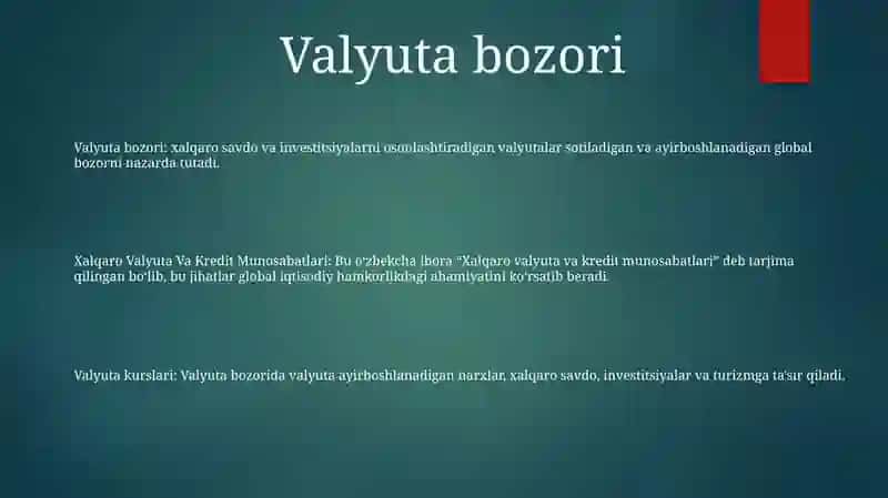 Xalqaro Valyuta Va Kredit Munosabatlari 2