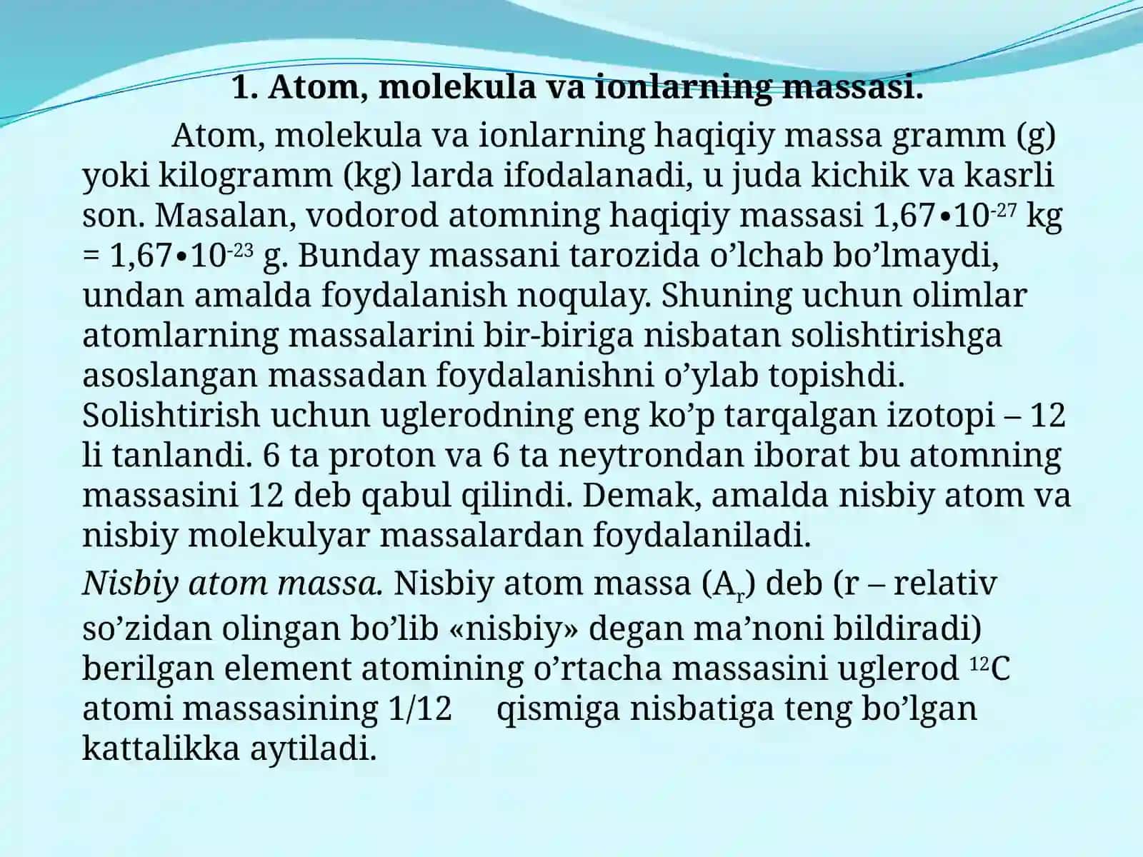 KIMYOFANINING ASOSIY QONUNLARI 2