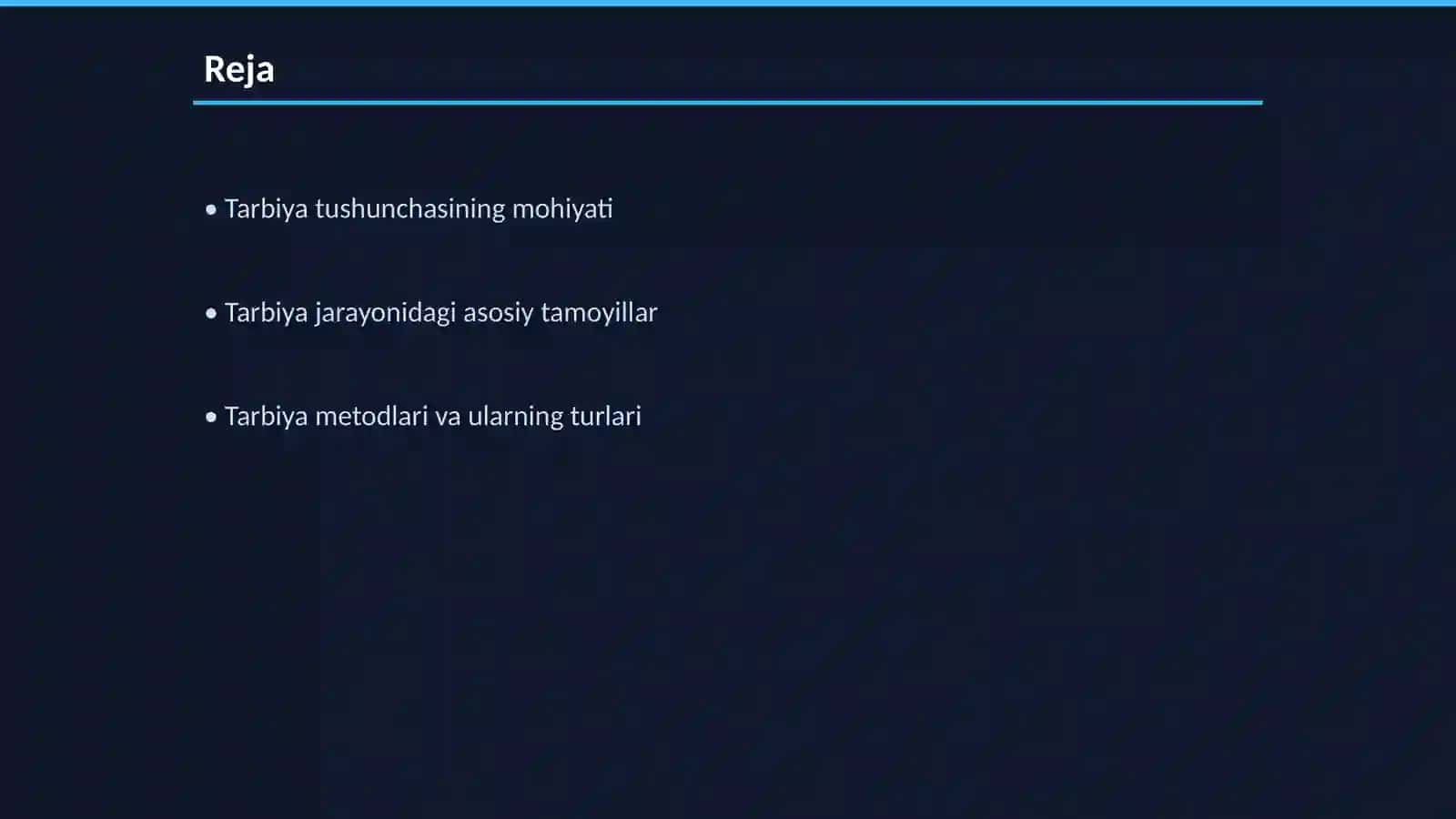 Tarbiya tushunchasi. Tarbiya metodlari 2
