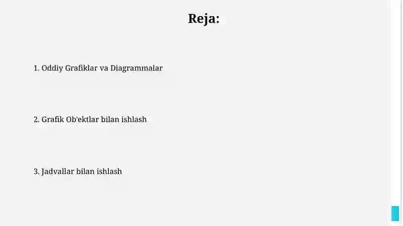 Grafik Ob'ektlar bilan ishlash 2