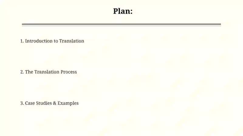 Introduction to Translation 2