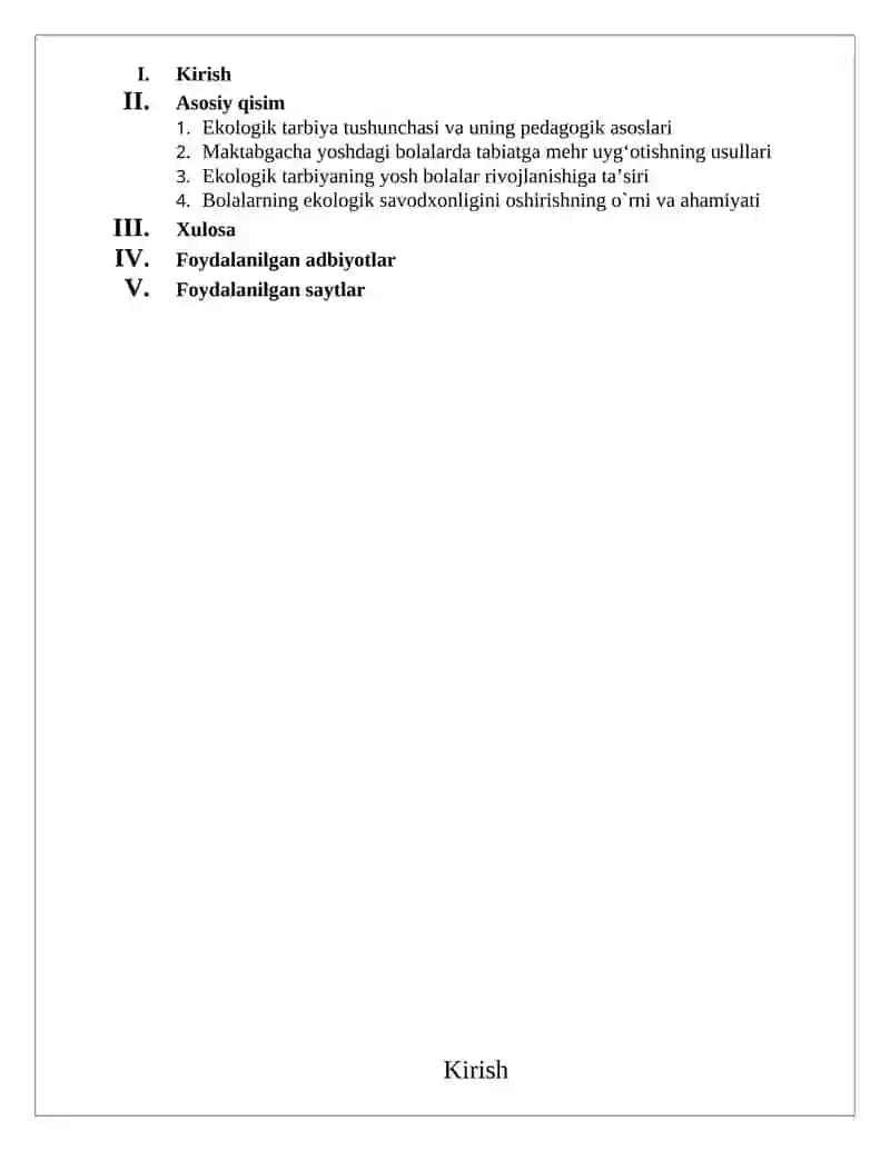 Maktabgacha yoshdagi bolalarga ekologik tarbiya berishda topishmoqlardan foydalanishning amaliy ahamiyati 2