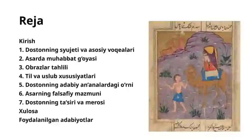 Fuzuliyning “Layli va Majnun” dostoni tahlili 2