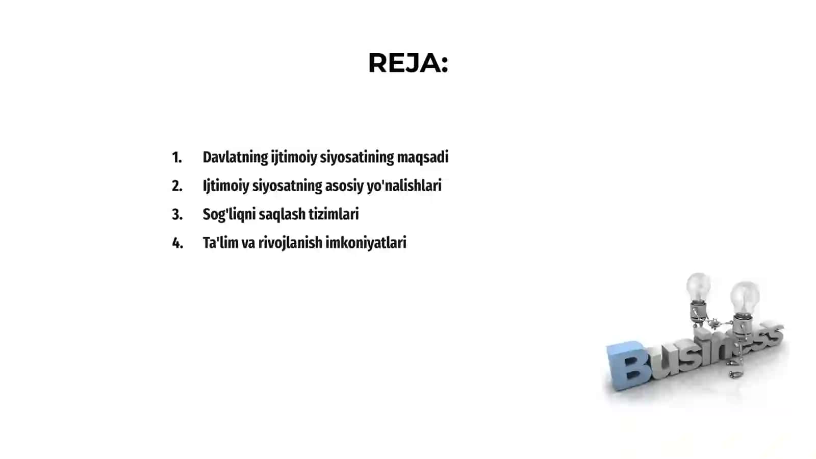 Davlatning ijtimoiy siyosati 2