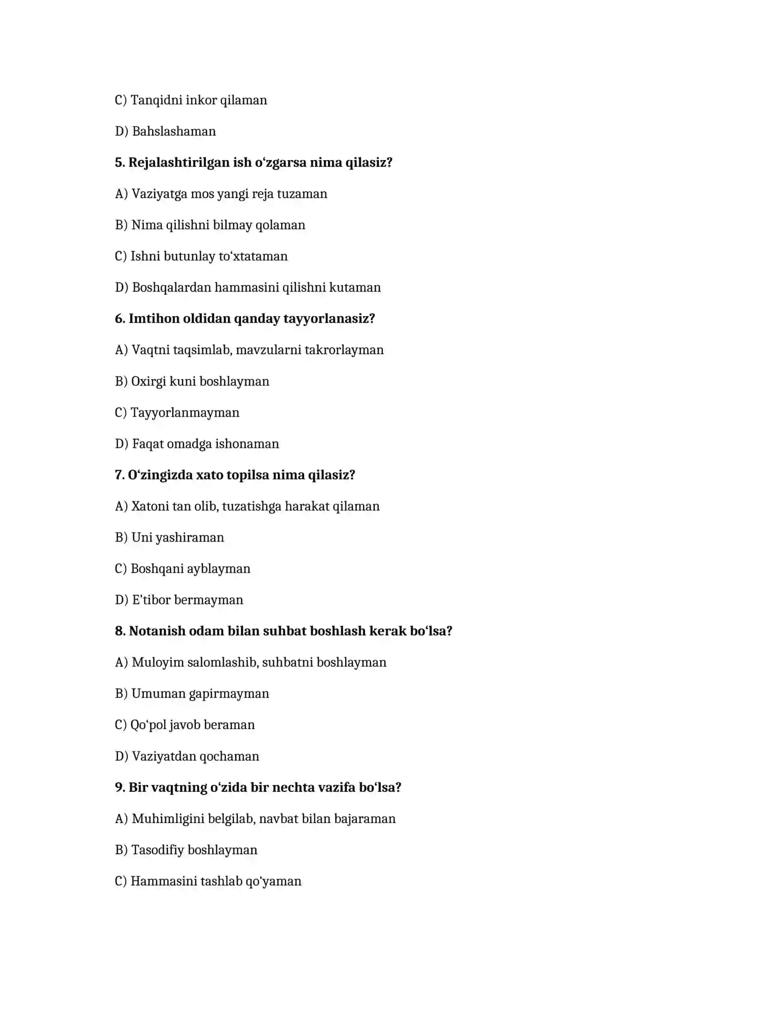 PSIXOLOGIK TESTLAR 2