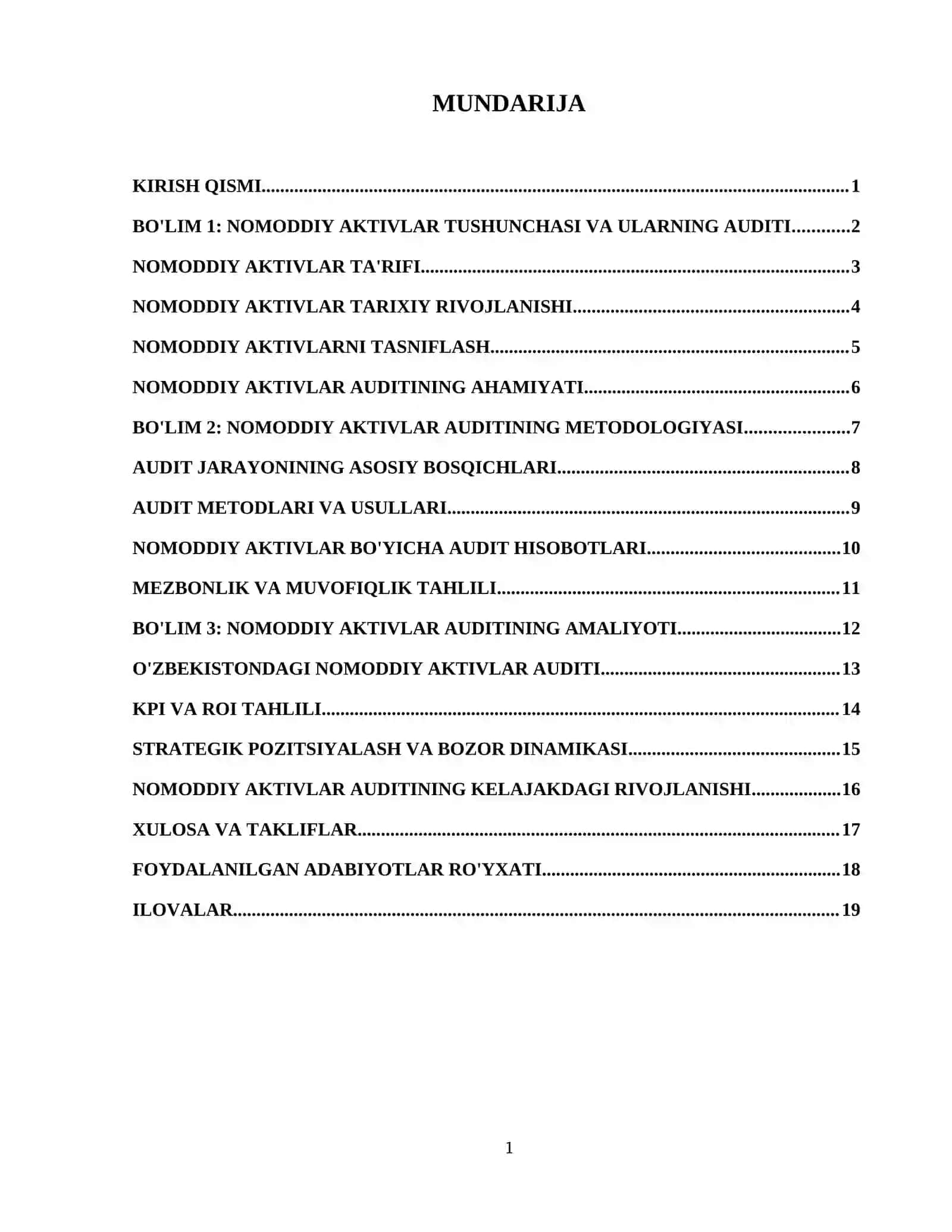 Nomoddiy aktivlar auditi 2