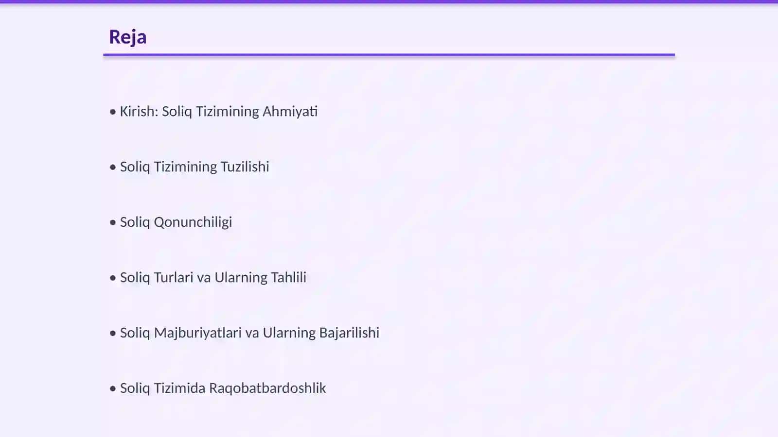 O‘zbekiston Respublikasining Soliq Tizimiga Umumiy Tavsif 2
