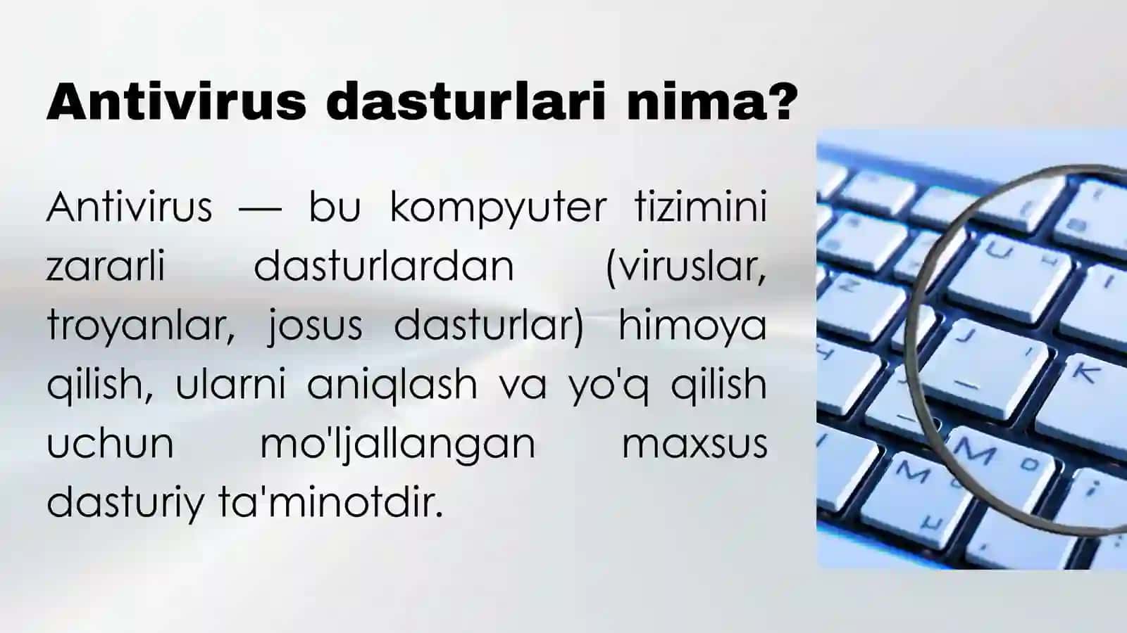 ANTIVIRUS DASTURLARI 2