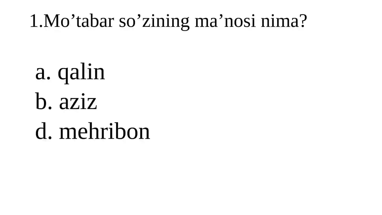 O’qish savodxonligi 1-bob 1-sinf 2
