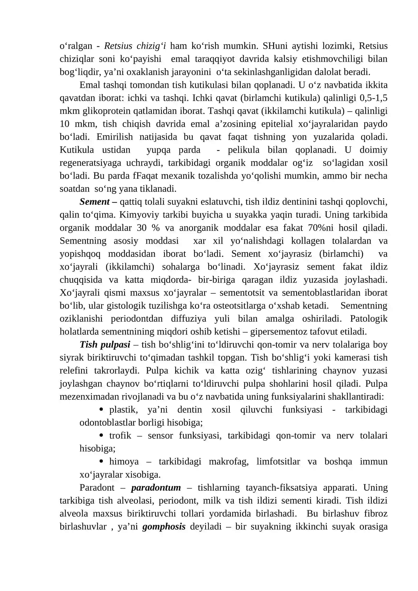 Tishning tuzilishi 2