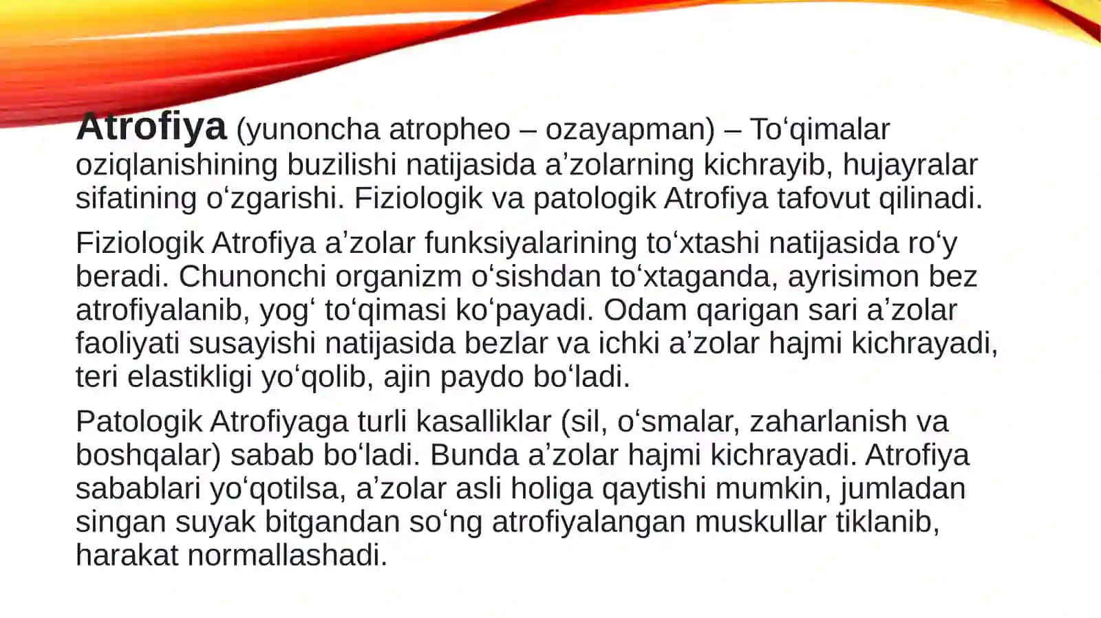 Yuqorijag’lar alveolyar o’siq atrofiyasi klassifikatsiyasi va patogenezi 2