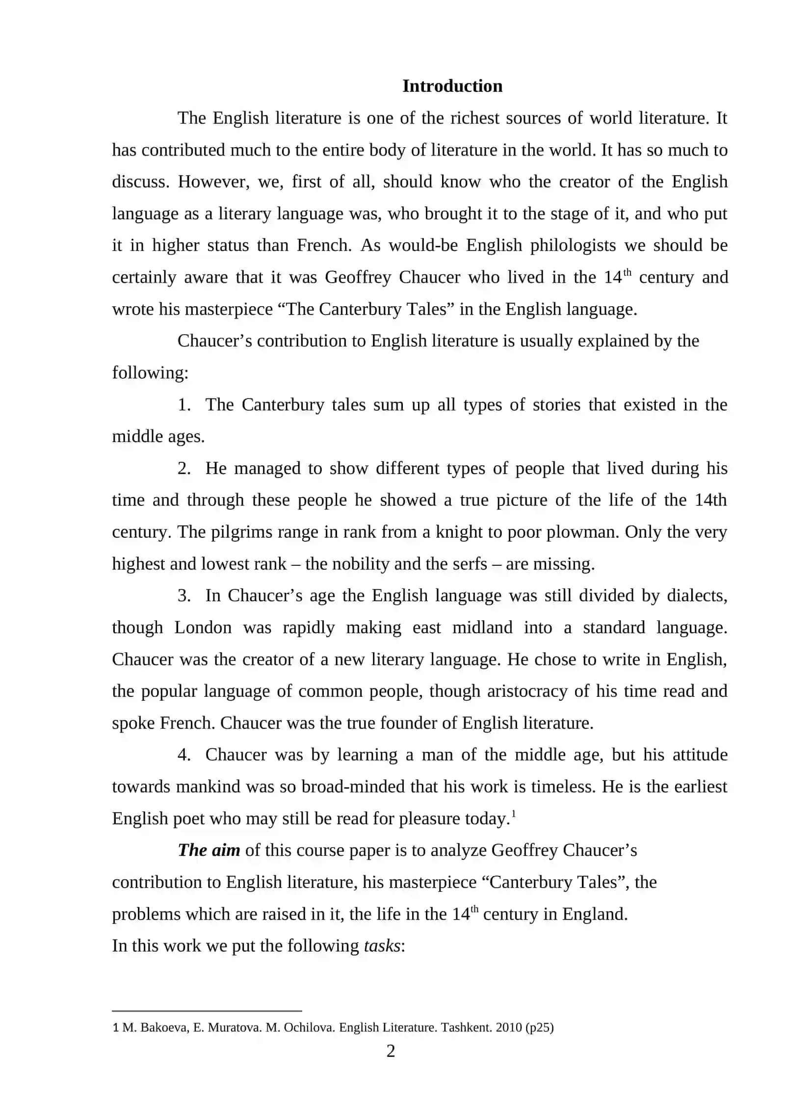Canterbury tales  by  Geoffrey Chaucer 2