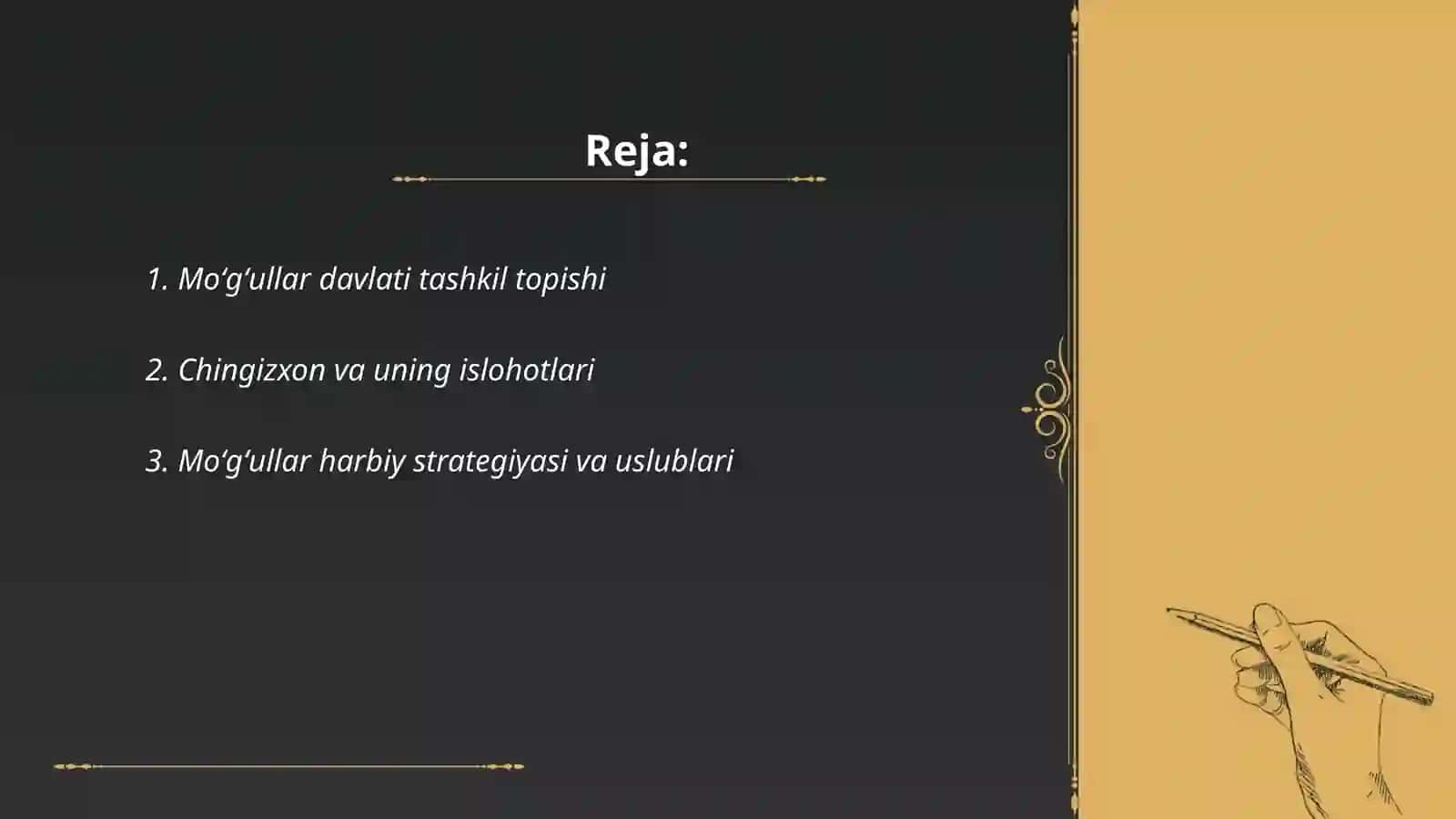 Mo'g'ullar davlati rivojlanishi 2