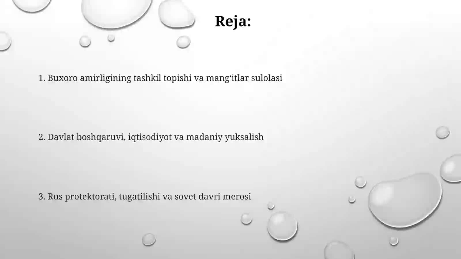 Buxoro amirligining tashkil topishi va mang‘itlar sulolasi 2