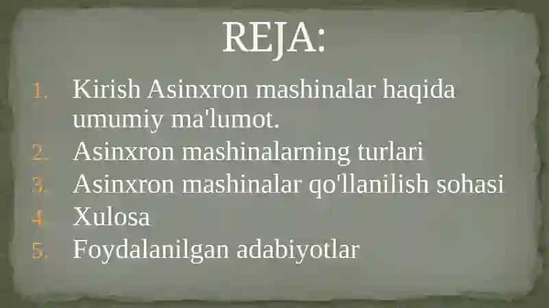 Asinxron mashinalar 2